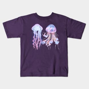 Luminous Jellyfishes Kids T-Shirt